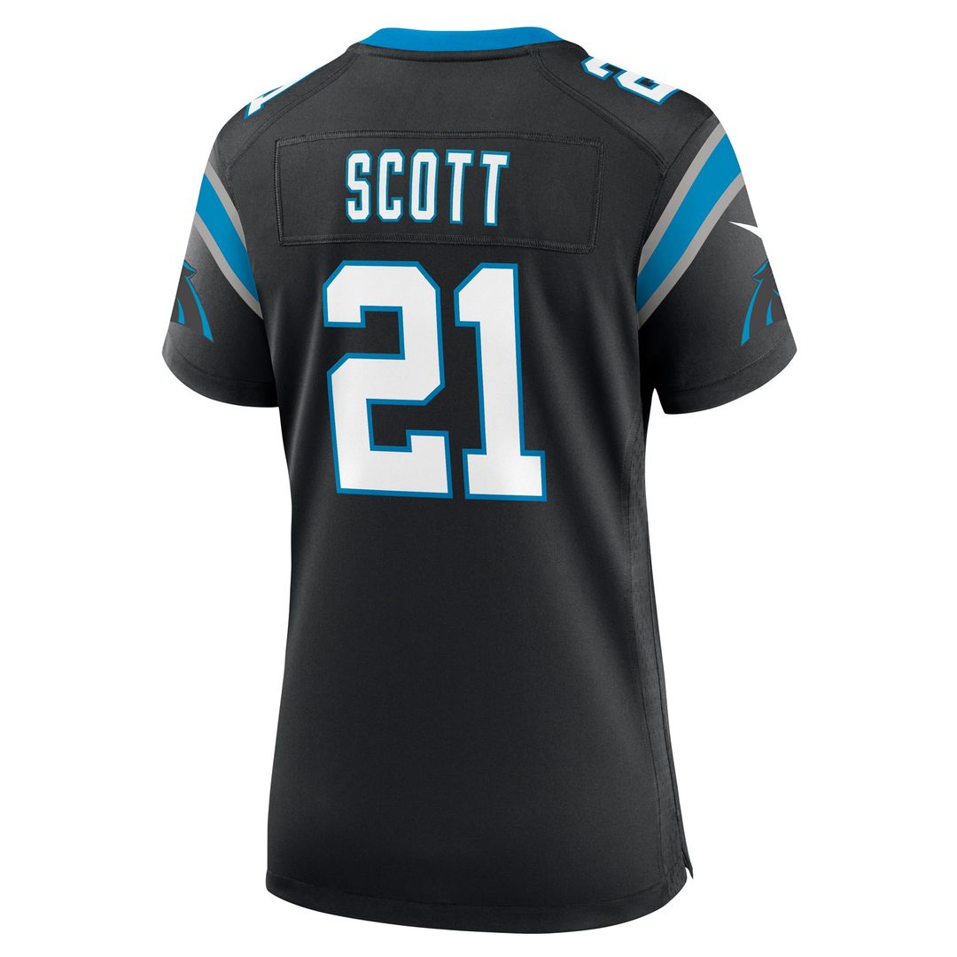 Women's Nike Carolina Panthers Nick Scott Black Game NFL Jersey