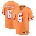 Men's Nike Tampa Bay Buccaneers Baker Mayfield Orange Throwback Game NFL Jersey