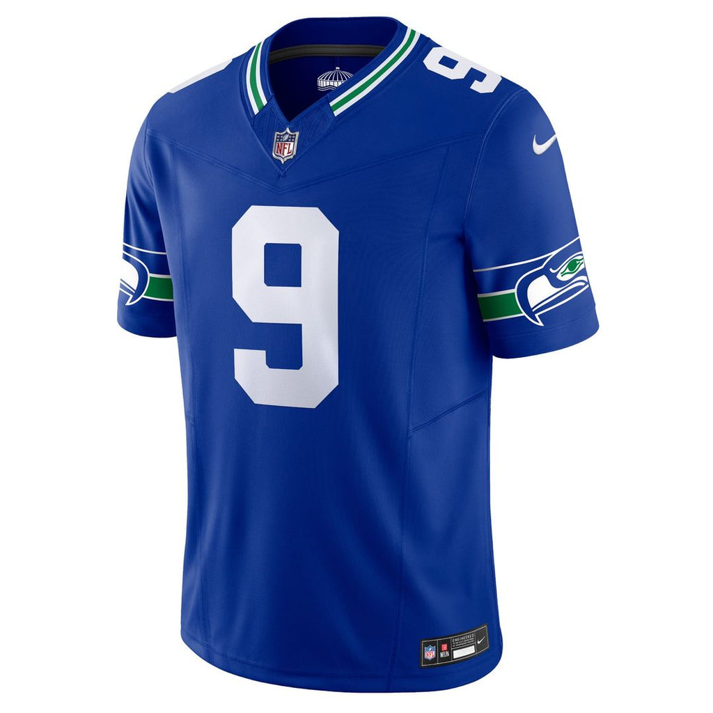 Men's Nike Seattle Seahawks Kenneth Walker III Royal Vapor F.U.S.E. Limited NFL Jersey