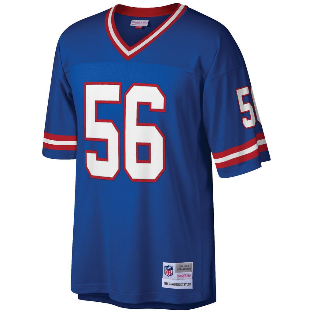 Men's Big & Tall Mitchell & Ness New York Giants Lawrence Taylor Royal 1986 Retired Player Replica NFL Jersey