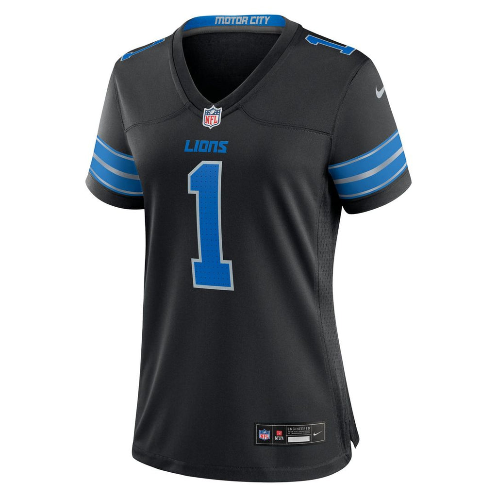 Women's Nike Detroit Lions Jameson Williams Black 2nd Alternate Game Player NFL Jersey