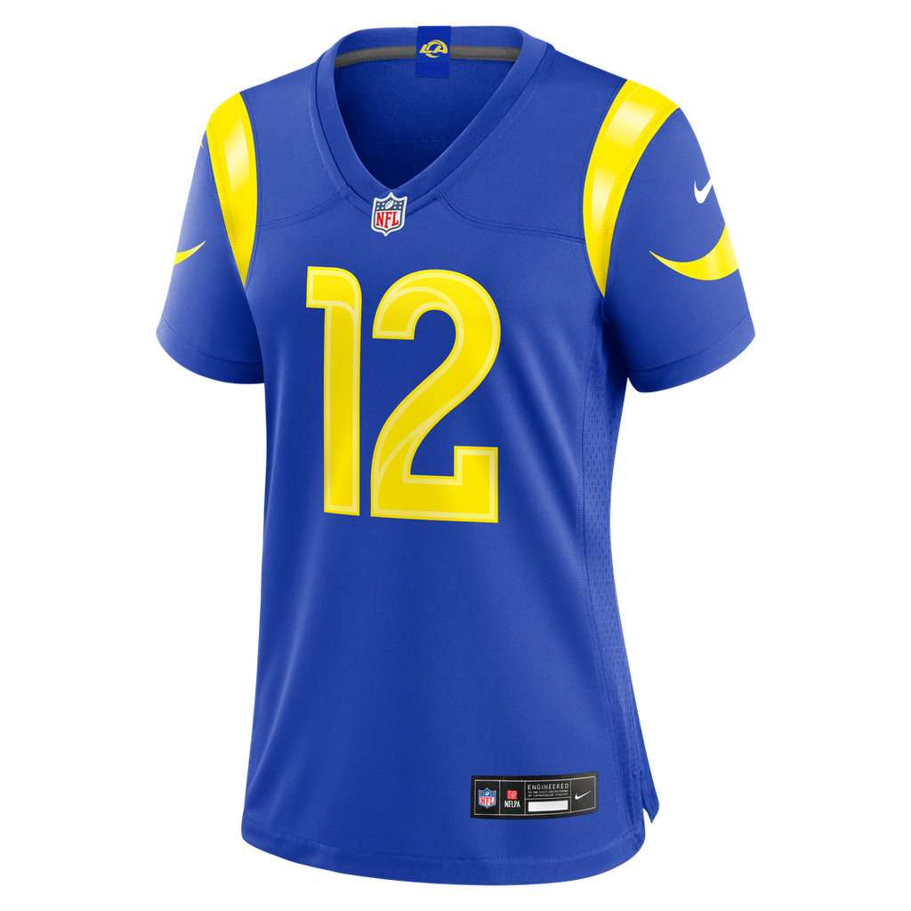 Women's Nike Los Angeles Rams Puka Nacua White Game NFL Jersey