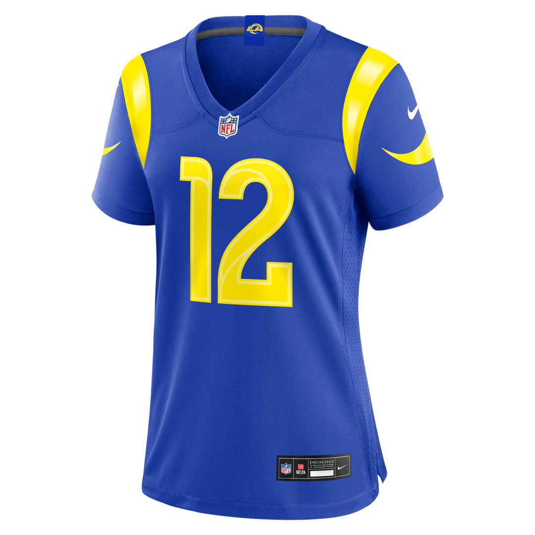 Women's Nike Los Angeles Rams Puka Nacua White Game NFL Jersey