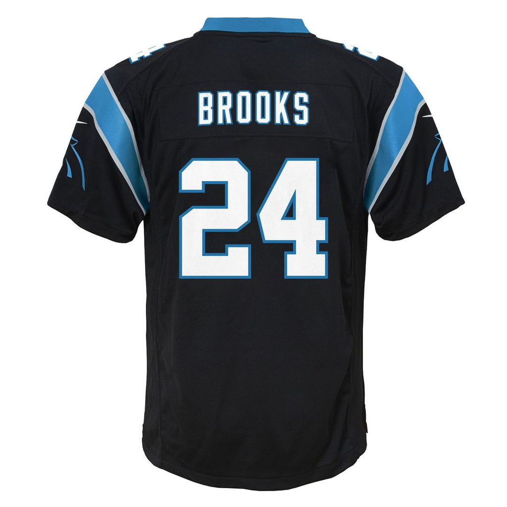 Youth Nike Carolina Panthers Jonathon Brooks Blue Game NFL Jersey
