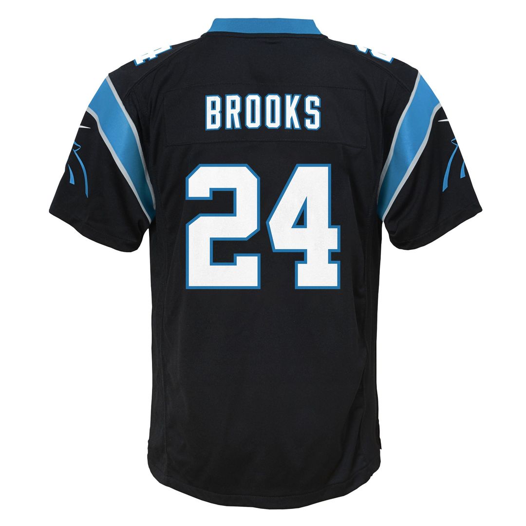 Youth Nike Carolina Panthers Jonathon Brooks Blue Game NFL Jersey