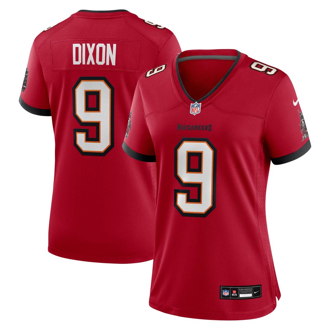 Women's Nike Tampa Bay Buccaneers Riley Dixon Red Team Game NFL Jersey