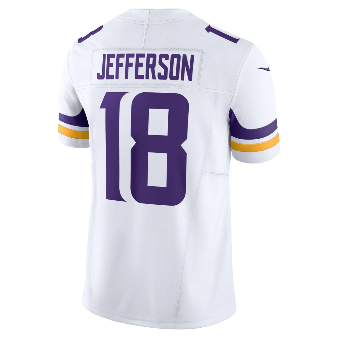 Men's Nike Minnesota Vikings Justin Jefferson Purple Vapor F.U.S.E. Limited NFL Jersey