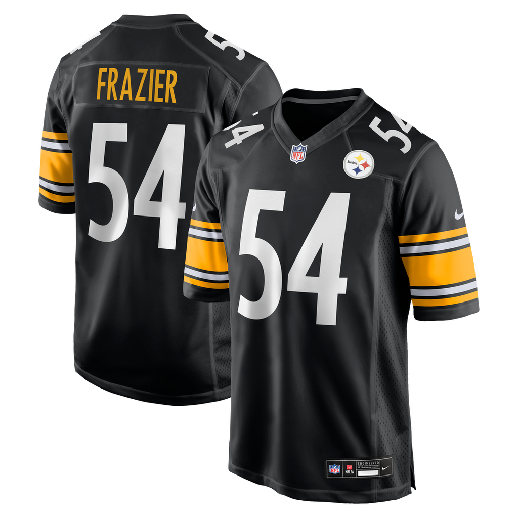 Men's Nike Pittsburgh Steelers Zach Frazier Black Game NFL Jersey