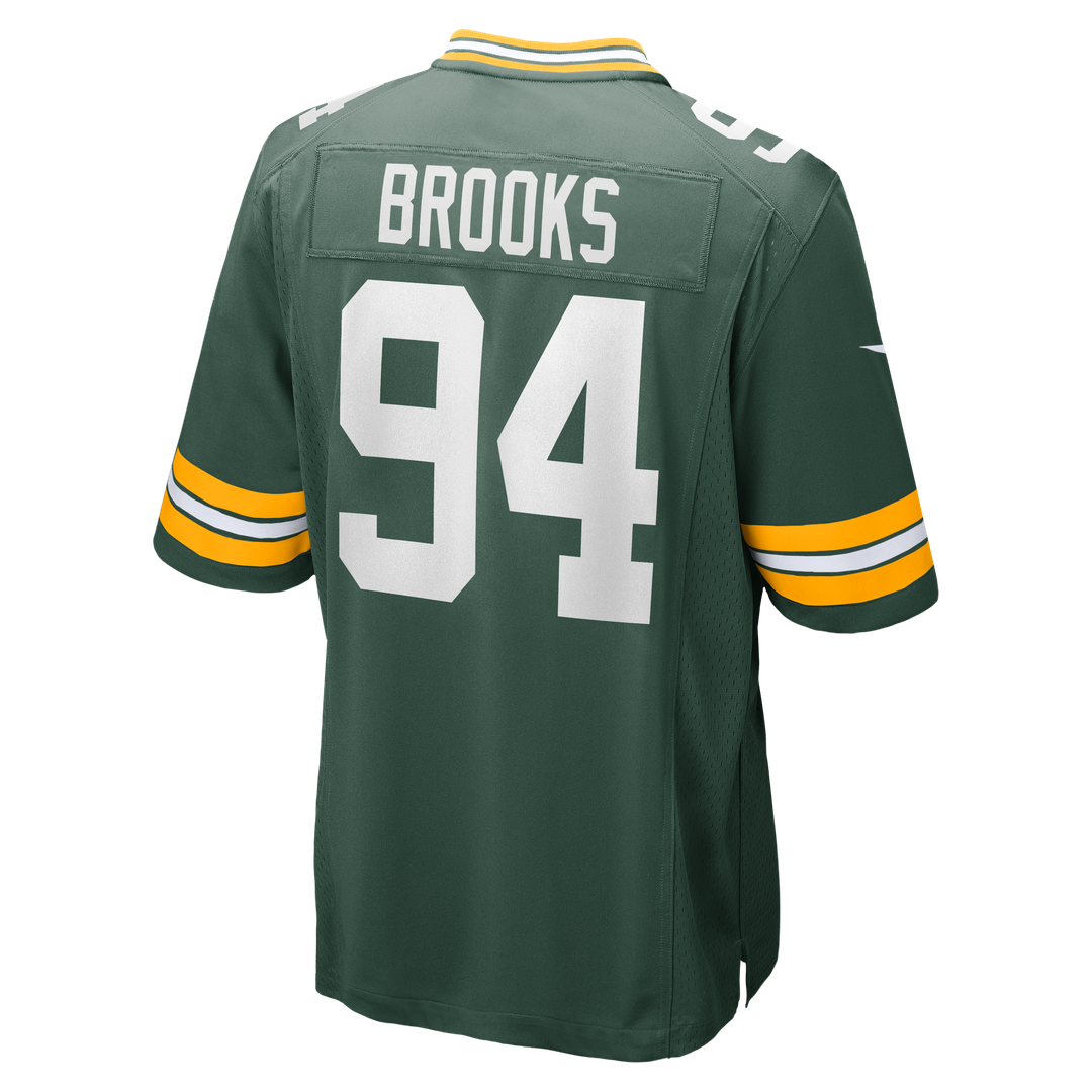 Men's Nike Green Bay Packers Karl Brooks Green Game NFL Jersey