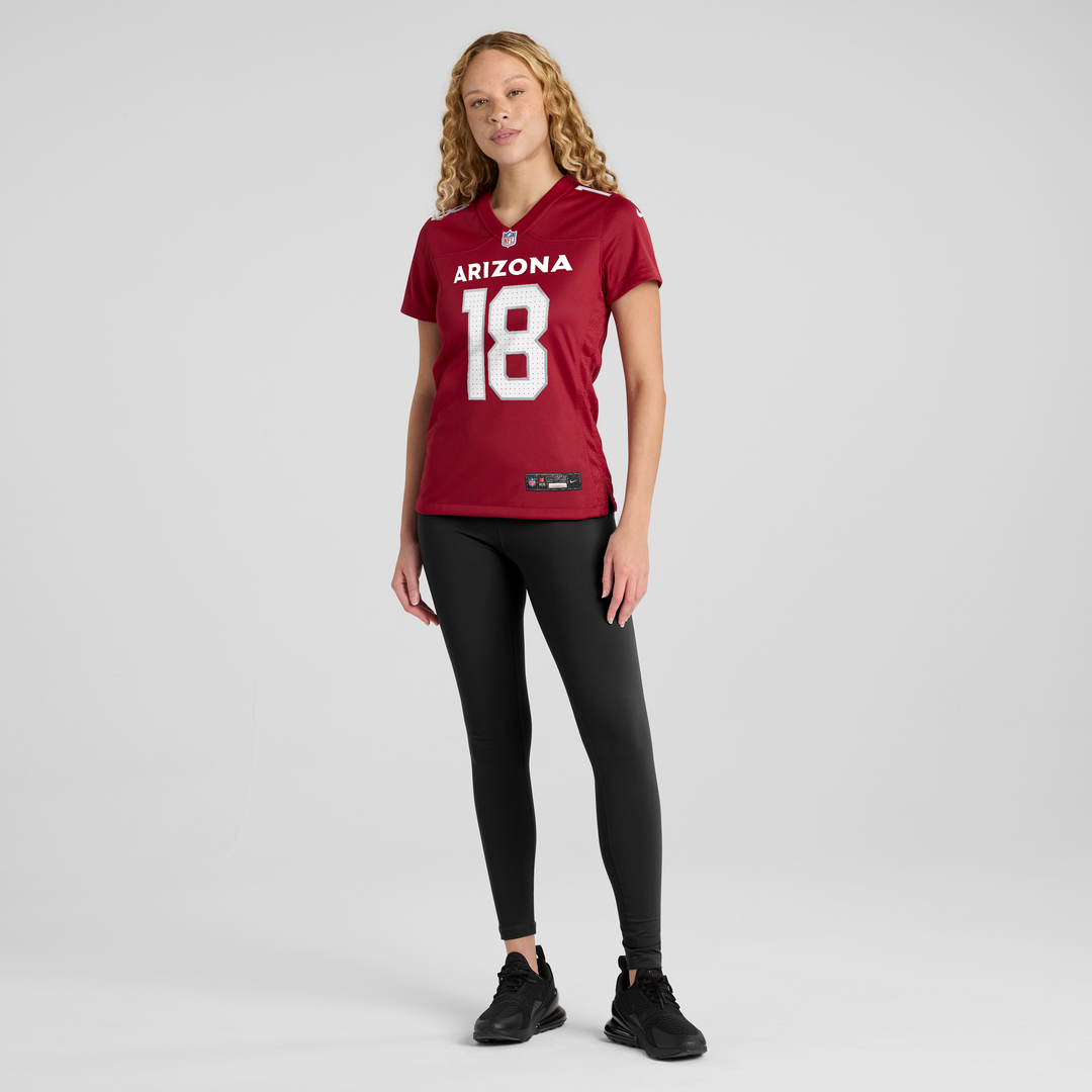 Women's Nike Arizona Cardinals Marvin Harrison Jr. Cardinal Player Game NFL Jersey