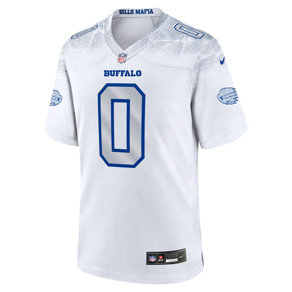 Men's Nike Buffalo Bills Keon Coleman White 2025 Rivalries Collection Game NFL Jersey