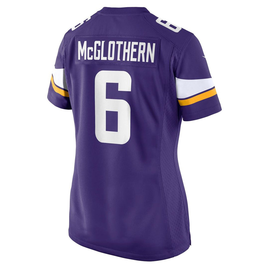 Women's Nike Minnesota Vikings Dwight McGlothern Purple Team Game NFL Jersey