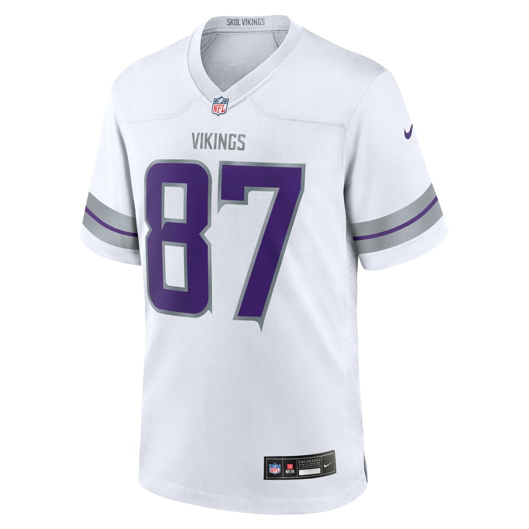 Men's Nike Minnesota Vikings T.J. Hockenson White Alternate Game Player NFL Jersey