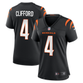 Women's Nike Cincinnati Bengals Sean Clifford Black Team Game NFL Jersey