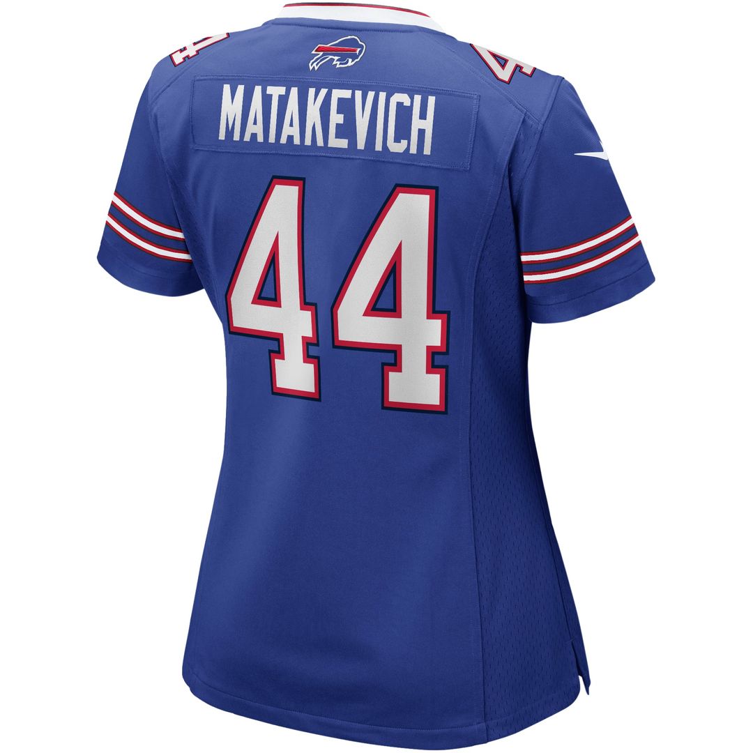 Women's Nike Buffalo Bills Tyler Matakevich Royal Player Game NFL Jersey