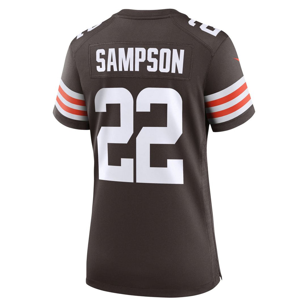 Women's Nike Cleveland Browns Dylan Sampson Brown Team Game NFL Jersey