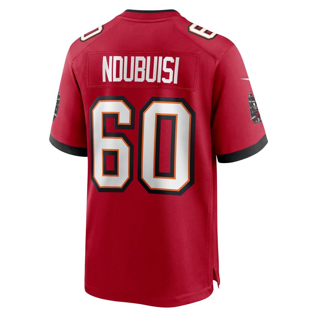 Men's Nike Tampa Bay Buccaneers Haggai Ndubuisi Red Team Game NFL Jersey