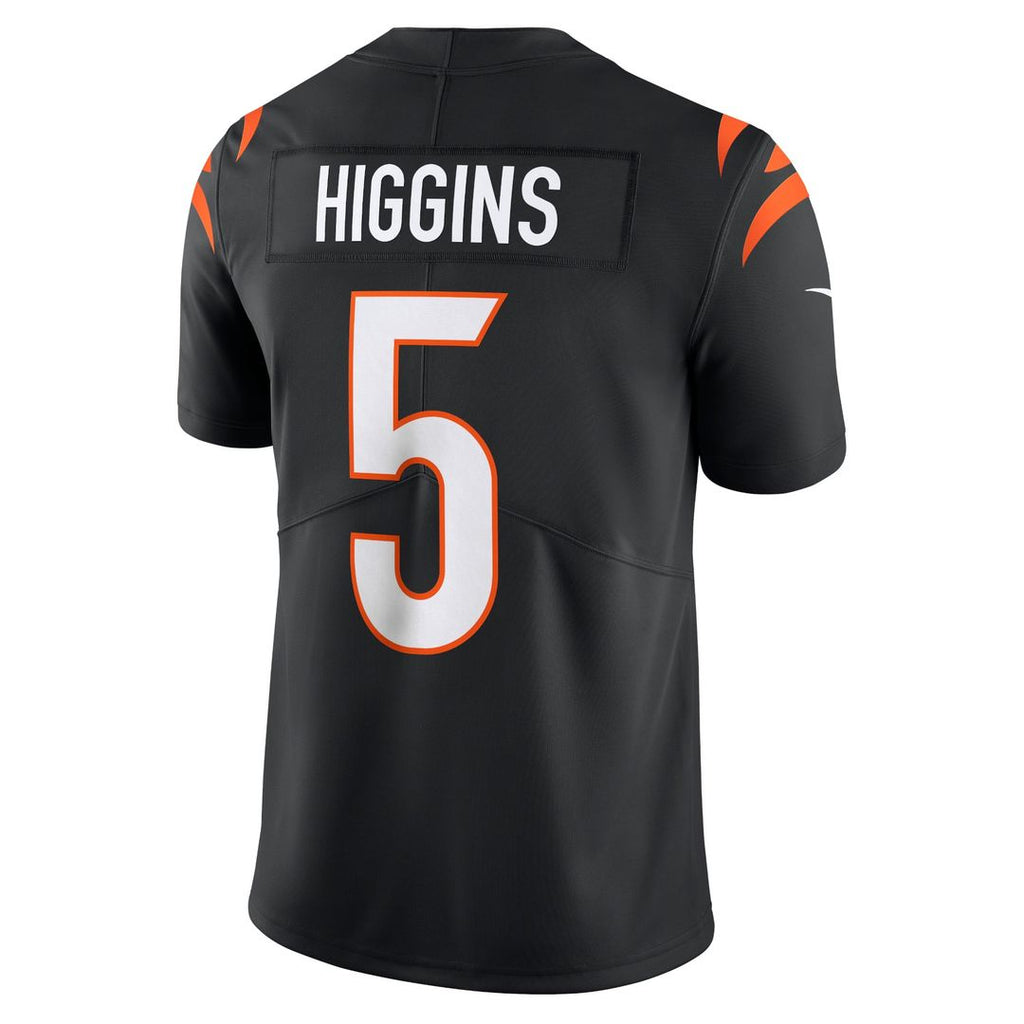 Men's Nike Cincinnati Bengals Tee Higgins White Vapor Untouchable Limited NFL Jersey