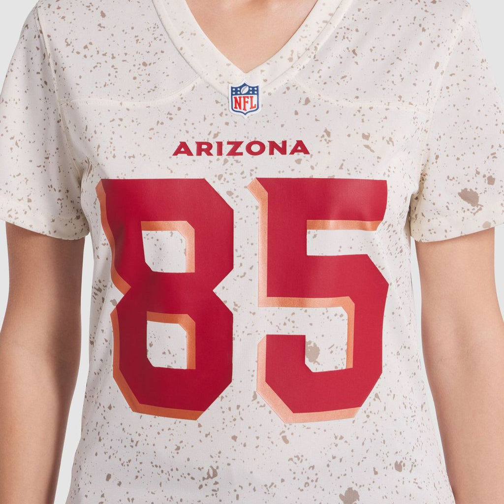 Women's Nike Arizona Cardinals Trey McBride Natural 2025 Rivalries Collection Game NFL Jersey