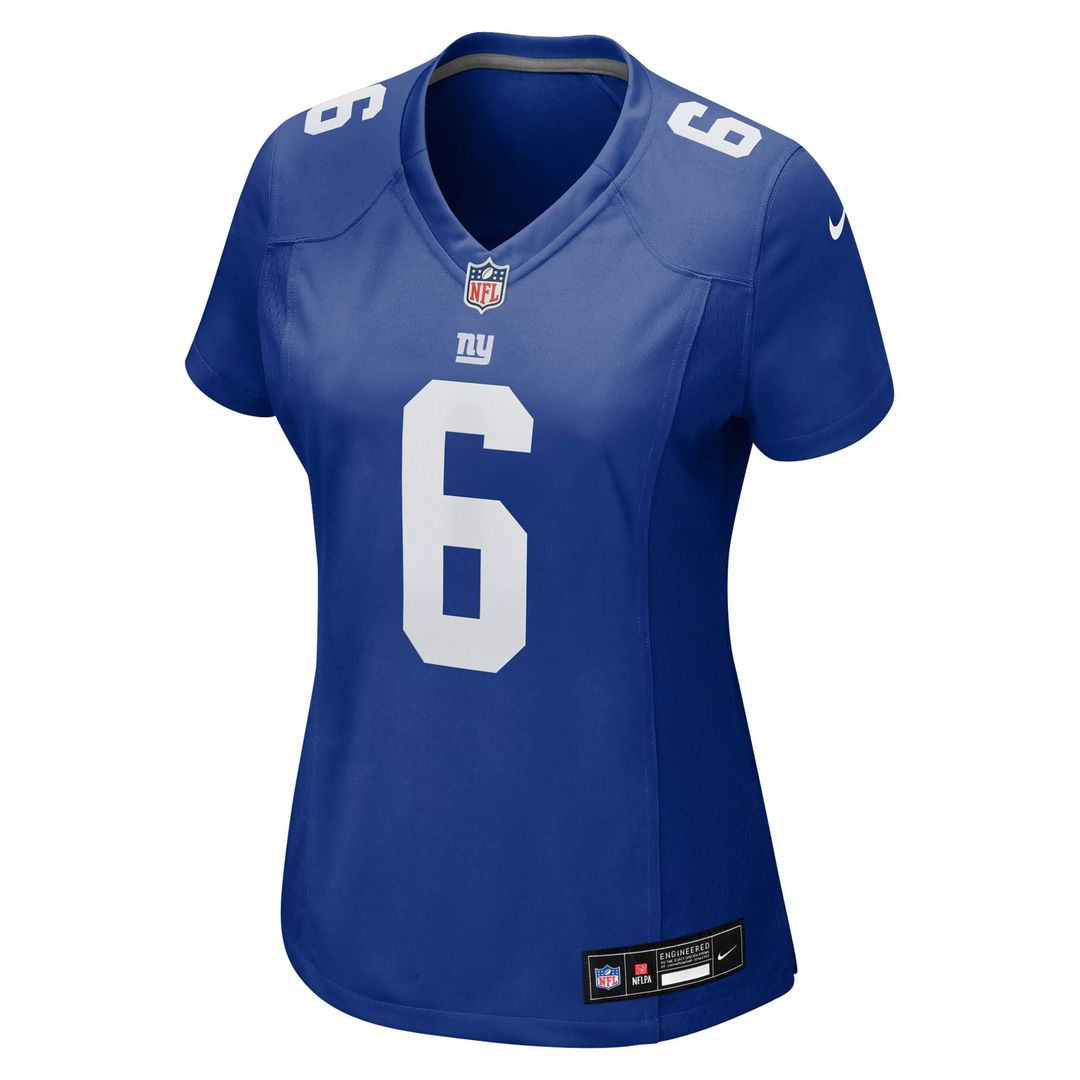 Women's Nike New York Giants Jaxson Dart Royal Team Game NFL Jersey