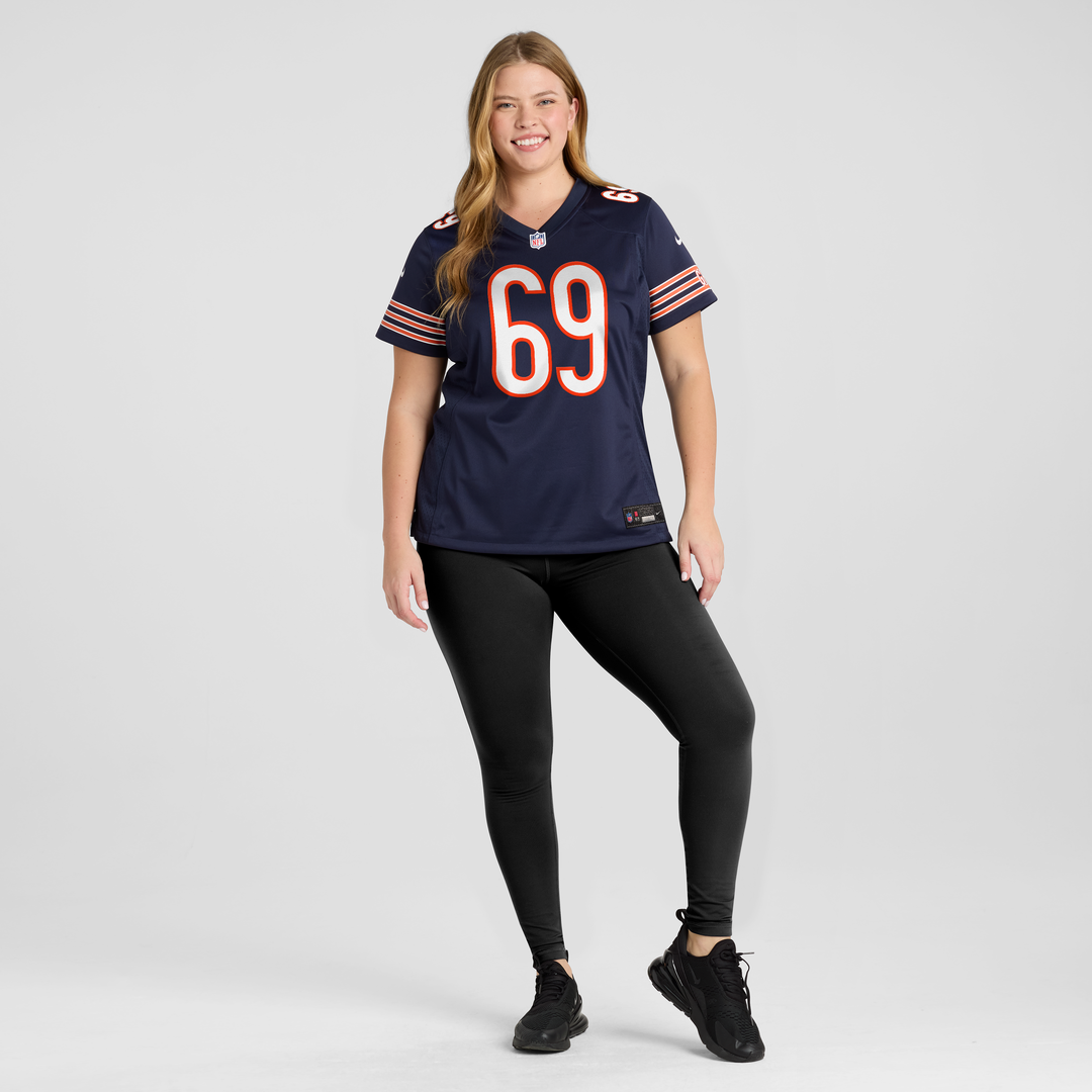 Women's Nike Chicago Bears Jeremiah Martin Navy Team Game NFL Jersey