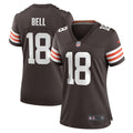 Women's Nike Cleveland Browns David Bell Brown Game NFL Jersey