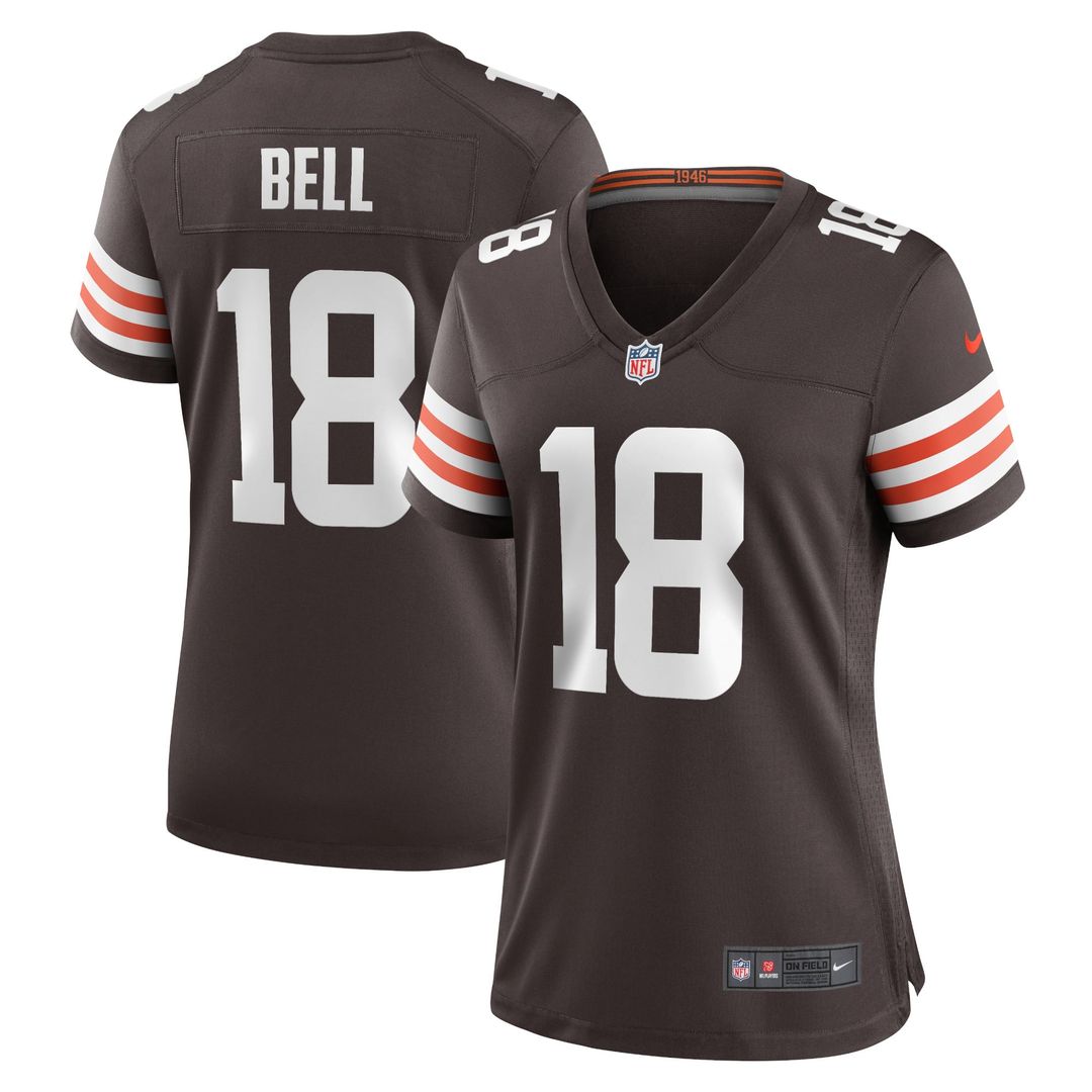 Women's Nike Cleveland Browns David Bell Brown Game NFL Jersey
