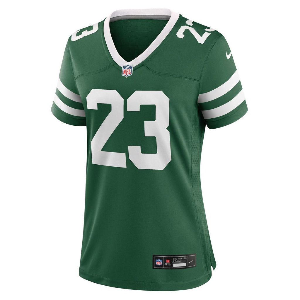 Women's Nike New York Jets Azareye'h Thomas Legacy Green Team Game NFL Jersey