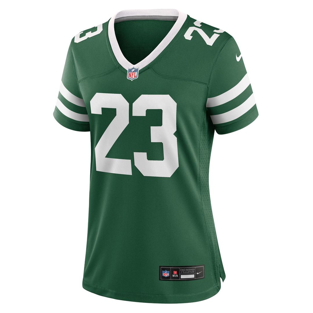 Women's Nike New York Jets Azareye'h Thomas Legacy Green Team Game NFL Jersey
