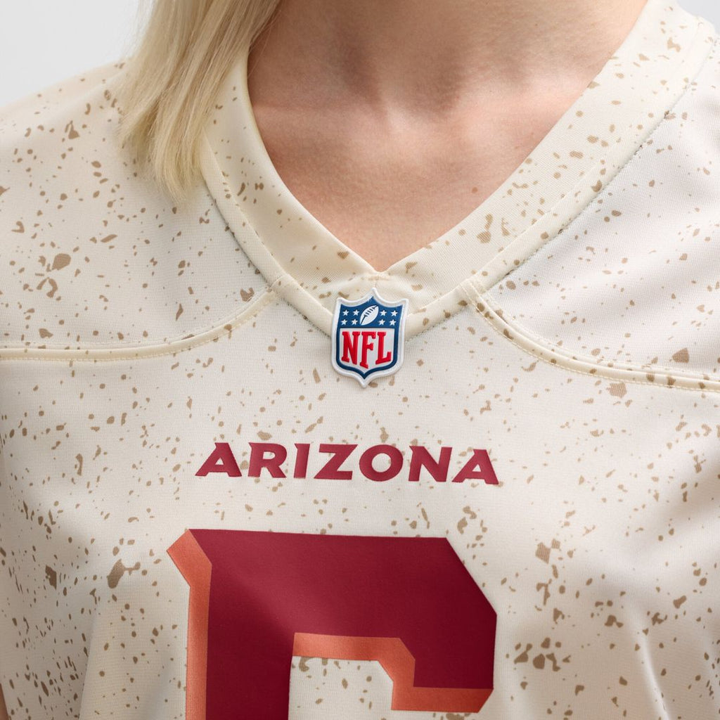 Women's Nike Arizona Cardinals James Conner Natural 2025 Rivalries Collection Game NFL Jersey