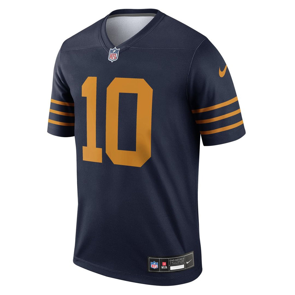 Men's Nike Green Bay Packers Jordan Love Navy The 1923 Classic Legend Player Dri-FIT Top NFL Jersey