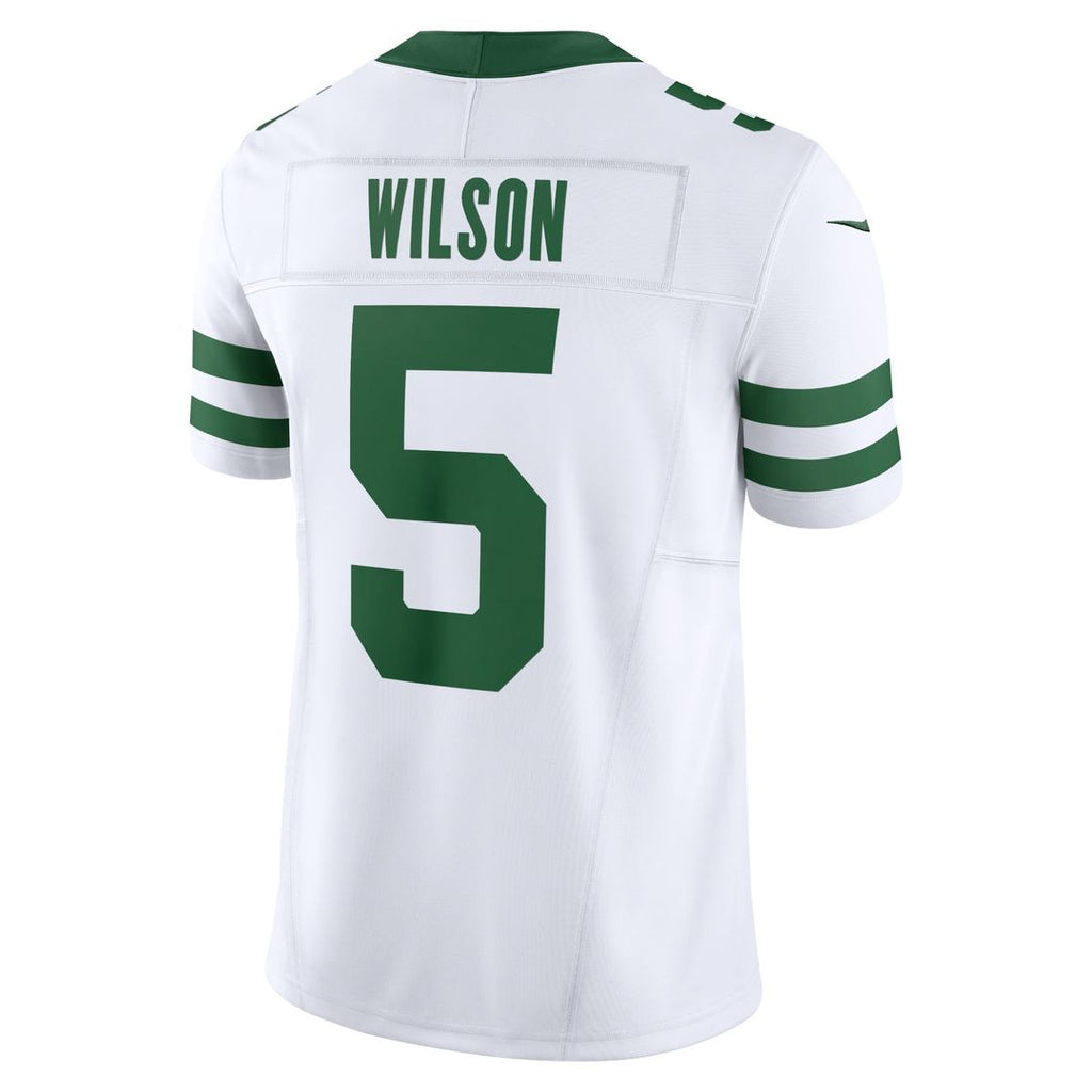 Men's Nike New York Jets Garrett Wilson Legacy Black Alternate Vapor F.U.S.E. Limited NFL Jersey