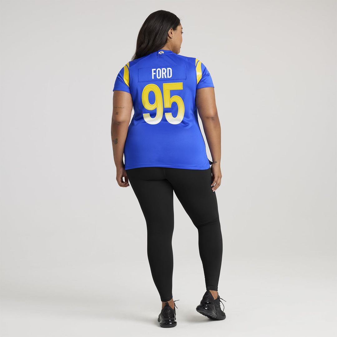 Women's Nike Los Angeles Rams Poona Ford Royal Team Game NFL Jersey