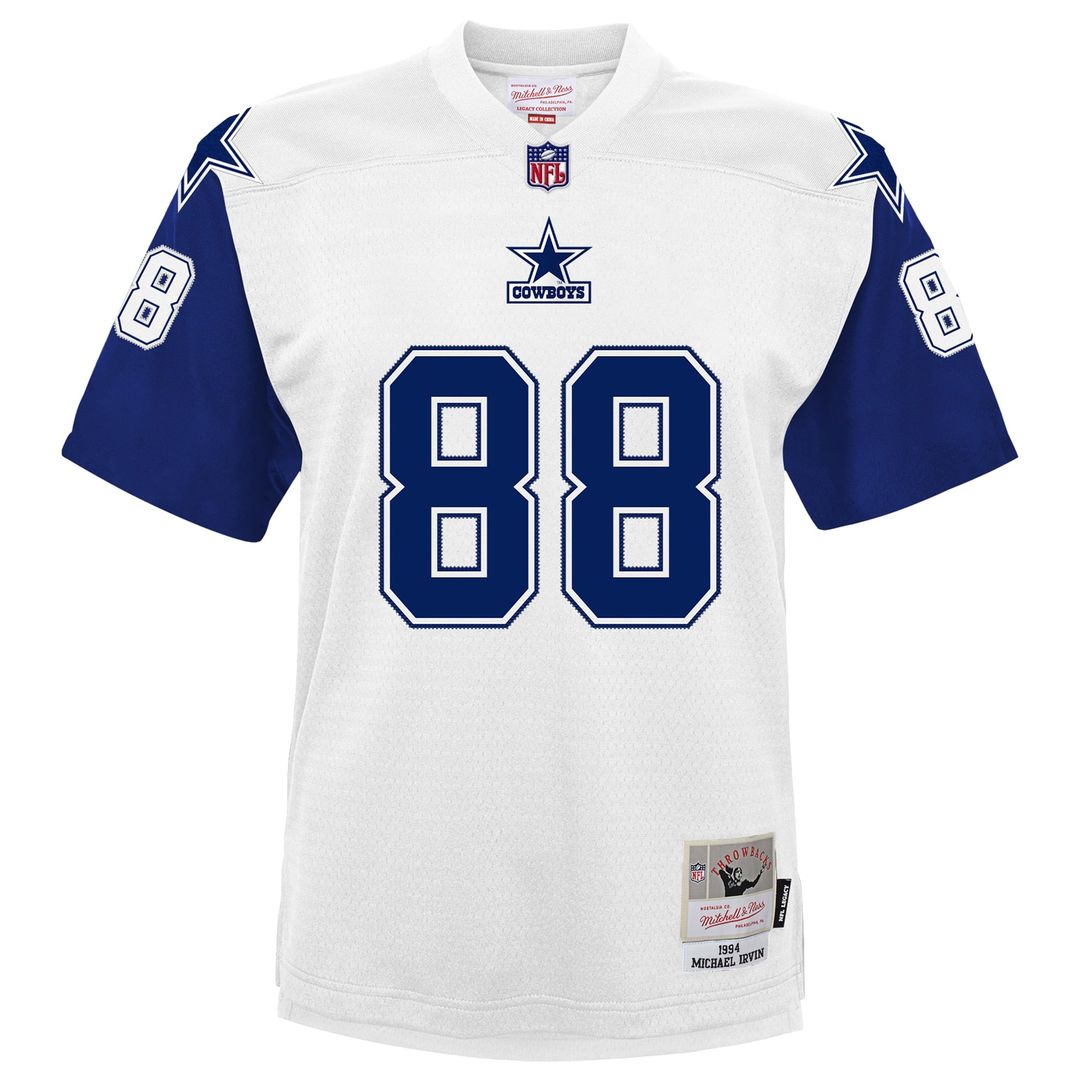 Infant Mitchell & Ness Dallas Cowboys Michael Irvin White 1994 Alternate Legacy NFL Jersey