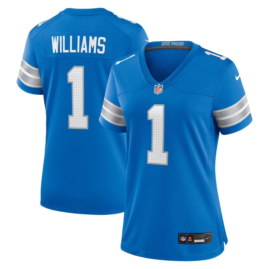 Women's Nike Detroit Lions Jameson Williams Black 2nd Alternate Game Player NFL Jersey