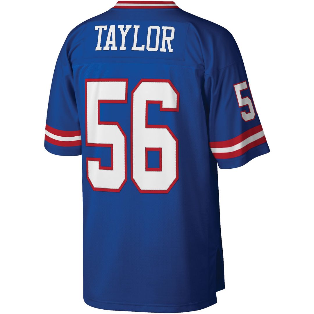 Men's Mitchell & Ness New York Giants Lawrence Taylor Royal Legacy Replica NFL Jersey