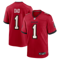 Men's Nike Tampa Bay Buccaneers Number 1 Dad Red Game NFL Jersey