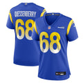 Women's Nike Los Angeles Rams David Quessenberry Royal Team Game NFL Jersey