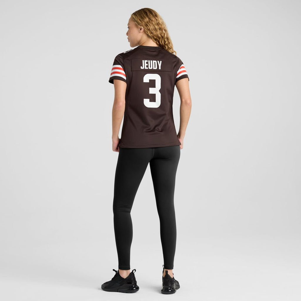 Women's Nike Cleveland Browns Jerry Jeudy Brown Game NFL Jersey