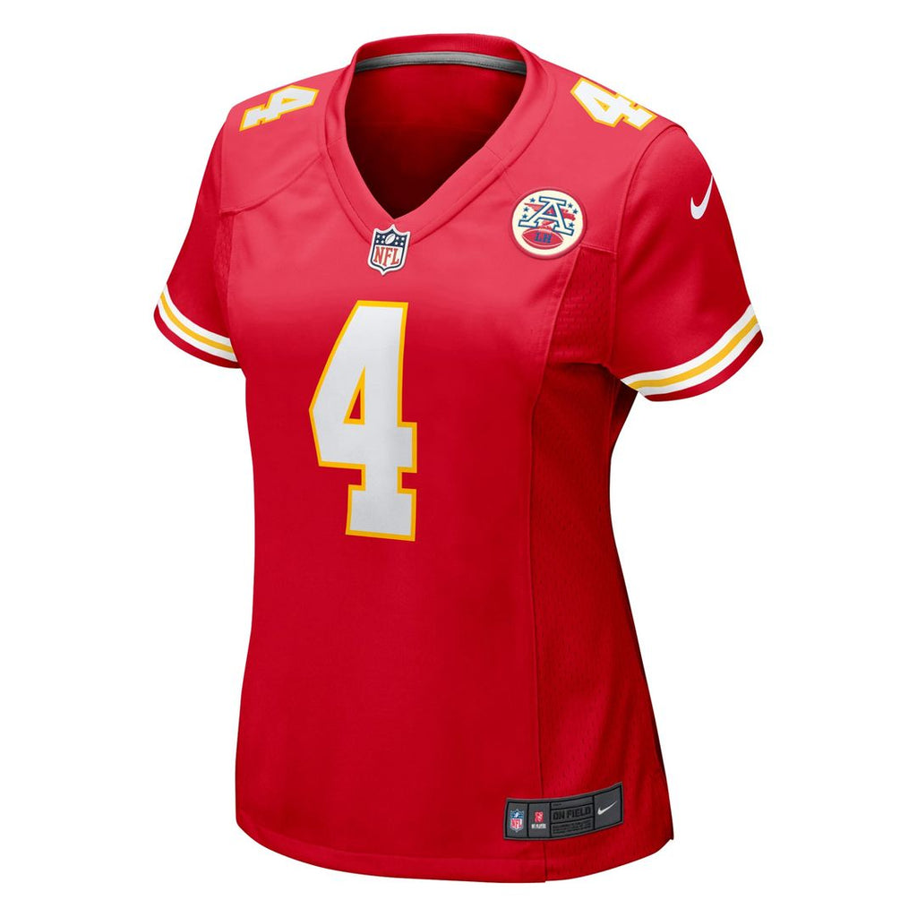 Women's Nike Kansas City Chiefs Rashee Rice Red Game NFL Jersey