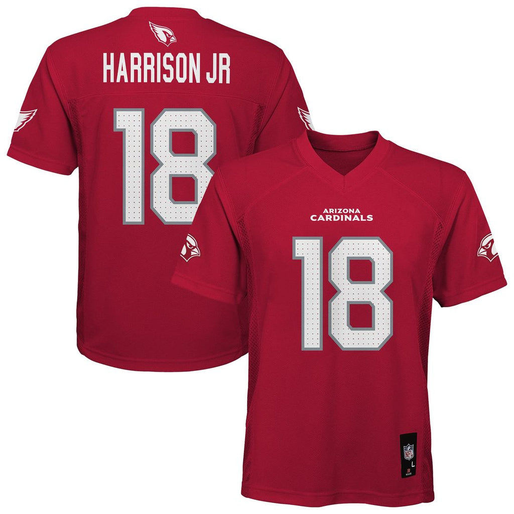 Youth Arizona Cardinals Marvin Harrison Jr. Cardinal Replica Player NFL Jersey