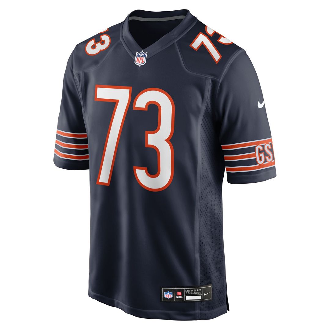 Men's Nike Chicago Bears Jonah Jackson Navy Team Game NFL Jersey