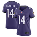 Women's Nike Baltimore Ravens Kyle Hamilton Purple Team Game NFL Jersey