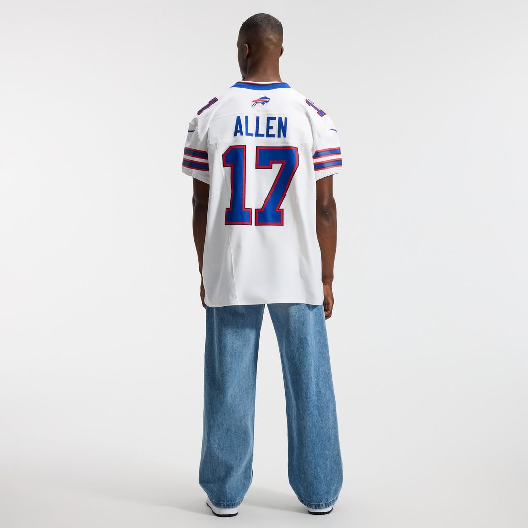 Men's Nike Buffalo Bills Josh Allen White Vapor F.U.S.E. Elite NFL Jersey