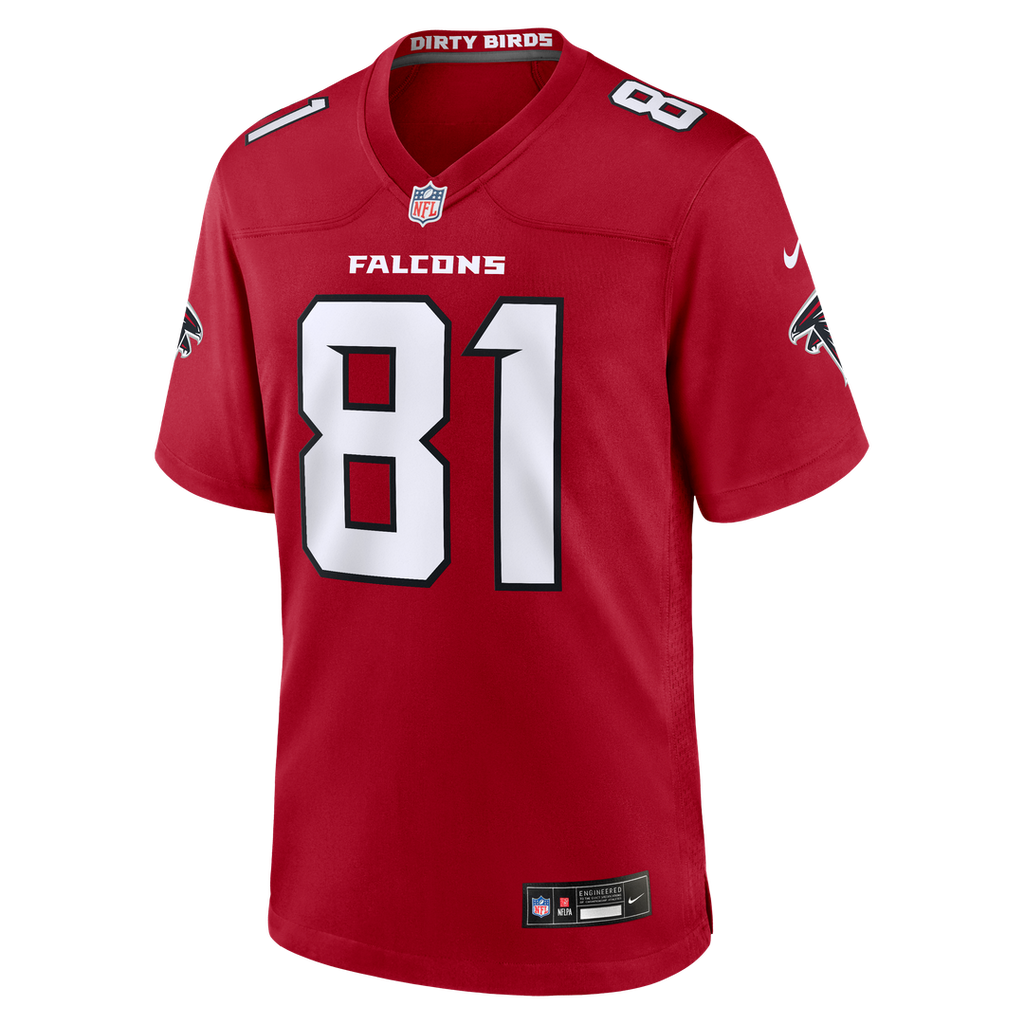 Men's Nike Atlanta Falcons Austin Hooper Red Team Game NFL Jersey