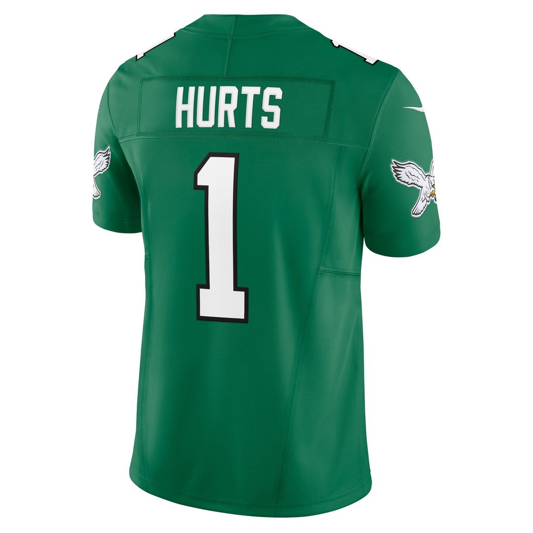 Men's Nike Philadelphia Eagles Jalen Hurts Midnight Green Vapor F.U.S.E. Limited NFL Jersey