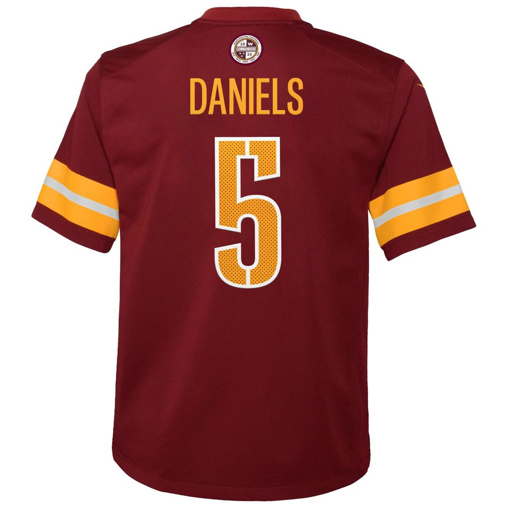 Youth Nike Washington Commanders Jayden Daniels Burgundy Game NFL Jersey