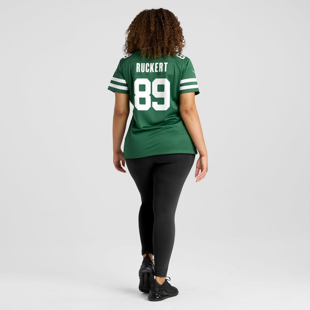 Women's Nike New York Jets Jeremy Ruckert Legacy Green Game NFL Jersey