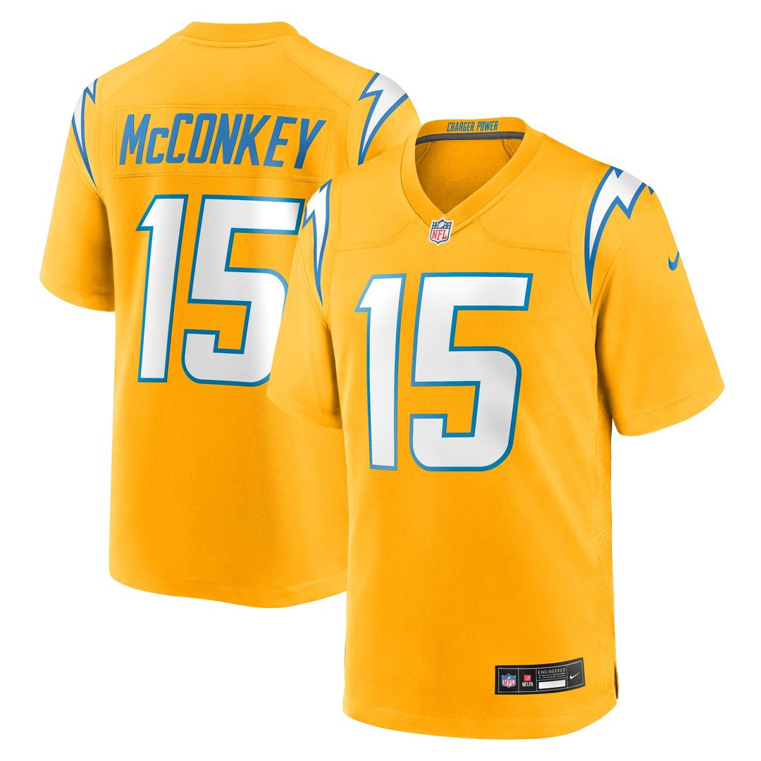 Men's Nike Los Angeles Chargers Ladd McConkey Powder Blue Player Game NFL Jersey