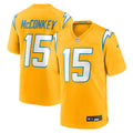 Men's Nike Los Angeles Chargers Ladd McConkey Gold Alternate Charger Power Game Player NFL Jersey